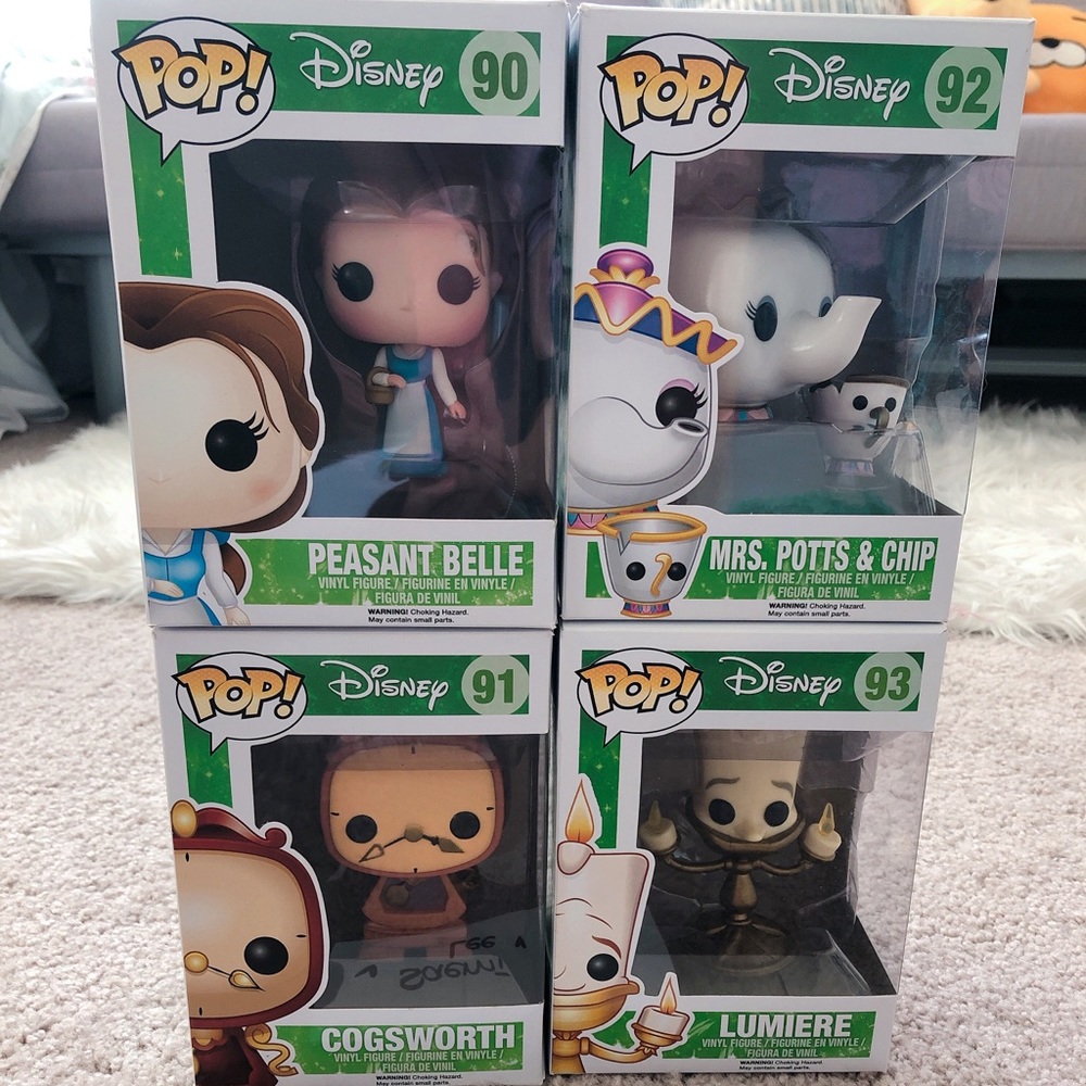 Funko Pop- Beauty and the Beast lot